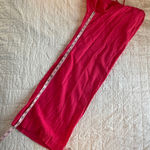 Gap  Mid Rise Linen-Blend Pull-On Wide-Leg Pants Medium Raspberry Pink Photo 11
