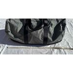 Lucy Athletics Duffel Grey Textured Shoulder Strap Zip Unisex Size Medium Gray Photo 5