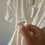 NWT KAMPERETT White Wrap Maxi Dress 100% Cotton Bridal Summer Vacation Womens L Size L Photo 5