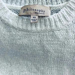 Philosophy  Women's Sleeveless  Knit Sweater Ivory Size XS Photo 5