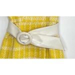 Vintage 60s Arlene Andrews Polyester Mini Dress Size S Yellow Photo 3