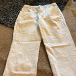 ZARA  white high rise jeans 8 Photo 4