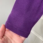 Liz Claiborne EUC  women’s purple soft knit turtleneck stretch sweater medium‎ Photo 2