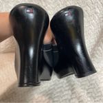 Tommy Hilfiger Tommy Girl Vintage y2k Women’s Black Leather Platform Clogs size 8M Photo 6