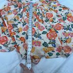 Storia Multi Floral Babydoll Style Pocketed Flutter Sleeve Romper Sz XL Women’s Photo 5