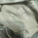 Aerie  Velour Cropped Hoodie Sage Green Womens M Jacket full zip Photo 4