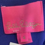 Lilly Pulitzer  Laren Stretch Dress boho spring ruffle 
Galaxy Blue $198 party Photo 7