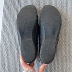 Clarks Clark’s Black Leather Ballet Maryjane Flats Size 9.5 Decorative silver detail Photo 6