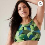 Athleta  Maldives Bra Cup Bikini Top in Liana Floral Green 32B / C New with tags! Photo 14