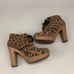 Rebecca Taylor Leone Leopard Print Heeled Booties Photo 1