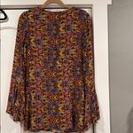 Free People ossie vibes bell sleeves tunic a—line Dress gold multi 2 Photo 5