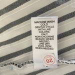 Cato Women’s Pants Plus Straight Leg Black and White Striped Pull On Size 20W Photo 8