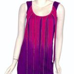 Rocawear Vintage Y2K  Fuscha fringe and purple bodycon mini dress medium Photo 0