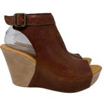 Kork-Ease  Berit Brown Leather Wedge Sandals 8M Photo 1