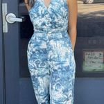 Eva Franco Gable Jumpsuit - Blue Lagoon sz 2p Photo 1