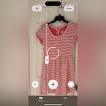 Maison Jules Maison Jules pink striped textured fit and flare dress Size S Photo 7