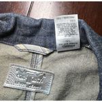 Levi's Womens Jeans Silver Label Denim Jacket With Silver Floral Buttons Sz S Photo 3