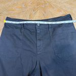 Pilcro  Wide Leg Cropped Pants Black Size 32 Photo 6