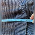 Athleta Ribbed Blue Space Dye Fit Flare Dress size S Photo 7