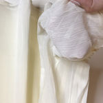 Hayden  ladies cottagecore Sheer Tie Front Peasant Top size medium Photo 5