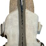 Naot Sandals Women Size 9 Womens 7 EU 40 Gray Suede Santa Barbara Two Strap Cork Photo 7