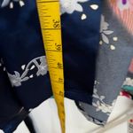 Oriental Village Silk Collection Blue Floral‎ Kimono Robe Silk Loungewear OS Size undefined Photo 3