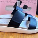 Kensie womens Jipsy adjustable slip on slides sandals black 11 Photo 3