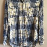 Abercrombie & Fitch blue plaid womens shirt Photo 8