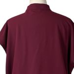 Jaanuu Scrub Top New Aris V-neck Pockets Burgundy Merlot Women’s Plus Size 2X Photo 9