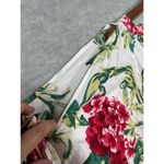 Umgee Floral Print Short Romper Slit Sleeves Sz M Casual Cute Summer Photo 3