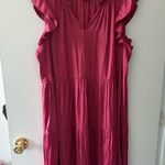 Loft Pink  Flowy Dress Photo 0