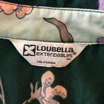 Loubella Extendables Womens Vintage Button Down Shirt Satin Floral Green S? Photo 3