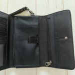 Montana West Embroidered Studded Black Leather Wristlet Wallet Western Rodeo Photo 9