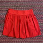 RED PLEATED BASIC SCHOOL GIRL SKATER SKIRT Size M Photo 2