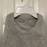 Alo Yoga ALO Gray Sleeveless Cropped Racerback Tank Top Photo 1