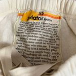 Aviator Nation  Cream Glitter Heart Sweatpants Vintage White Photo 5