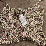 Patrons of Peace NWT  floral keyhole top L Photo 5