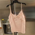 Lush Clothing 💕LUSH💕 Lace Trim V-Neck Camisole ~ Ballet Pink L NWT Photo 4
