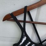 Soybu Women’s Dress Tahiti Black White Tie Dye Straps Strappy Medium Photo 5