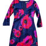Trina Turk Womens Poppy Floral Silk Blend Dress Size 2 Photo 0