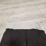 PINK - Victoria's Secret FLAWED Victoria's Secret PINK Black Foldover Capri Leggings Size Large Photo 7