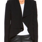 Helmut Lang  Flash Drape Blazer Black XS Photo 0