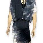 MiJo by Michelle Jonas Women’s Size S Black Sand Tan Dye Valentina Midi Dress Photo 5