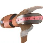 Eileen Fisher  Arts Ankle Cuff Leather Sandals Sz 10 Brown Stylish City Soft NWOB Photo 10