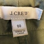 J.Crew  Chino Pants Olive Green 100% Cotton Women's Size 00 Photo 3