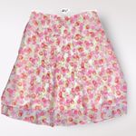 Pierre Cardin Pierre‎ Cardin Y2K Cherry Print Lined Midi Skirt Womens Size 6P Multicolor Photo 2