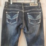 Rock & Roll Cowgirl Jeans Women 29 (Approx. 32x32) Bling Low Rise Bootcut Flare Blue Size undefined Photo 3