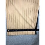 LA LIGNE Pinstripe Wide Leg Pants Women 1X Elastic Waist Plus Size Bleached Tan Photo 5