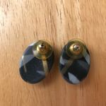 Handmade Black Silver Gold Earrings Retro Trendy Photo 4