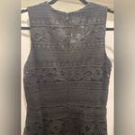 H&M Black Lace V-Neck Fitted Bodycon Midi Dress Photo 6